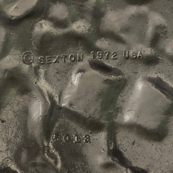 Vtg 1972 Sexton United States of America Spirit of '76 Pewter Wall Hanging Plate - Picture 2 of 2